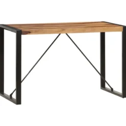 vidaXL Massief Sheeshamhouten Eettafel Eetkamertafel Keukentafels Tafel Tafels
