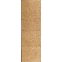 vidaXL - Mat - Crème - Stof - 60 x 180 cm