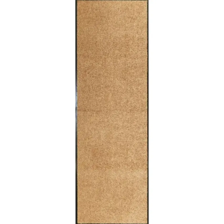 vidaXL - Mat - Crème - Stof - 60 x 180 cm