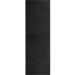 vidaXL - Mat - Zwart - Stof - 60 x 180 cm