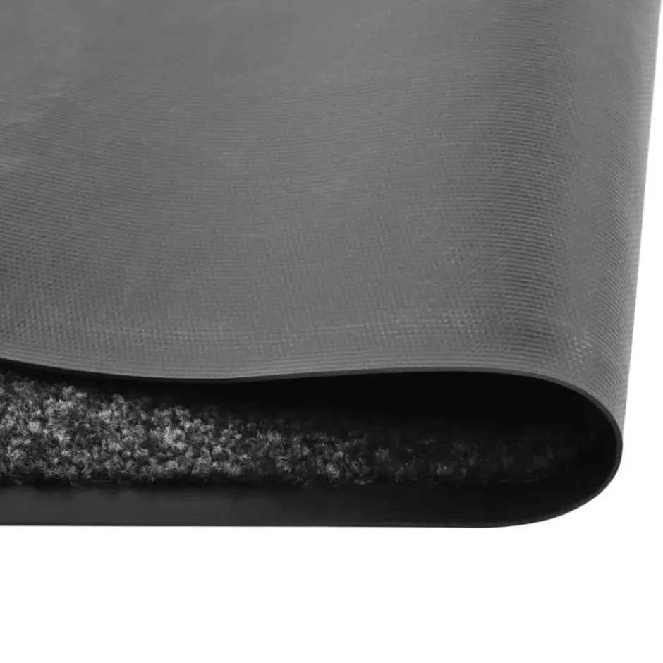 vidaXL - Mat - Zwart - Stof - 60 x 180 cm
