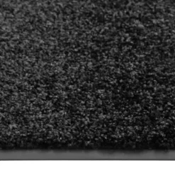 vidaXL - Mat - Zwart - Stof - 60 x 180 cm