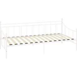 vidaXL - Meatlen bedbank - Wit - 90 x 200 cm