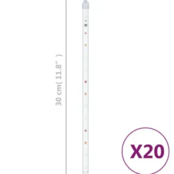 vidaXL Meteoorlichten 20 st 480 LED's binnen/buiten 30 cm meerkleurig