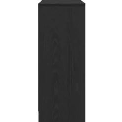 vidaXL - Moderne Dressoir 102x29,5x75 cm Zwart Bewerkt hout