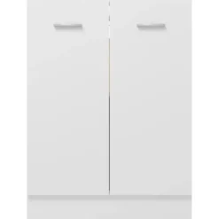 vidaXL - Onderkast Lyon - Wit - Bewerkt hout - 60x46x81,5 cm