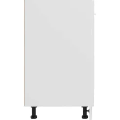 vidaXL - Onderkast Lyon - Wit - Bewerkt hout - 60x46x81,5 cm