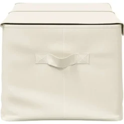 vidaXL - Opbergbox Opbergboxen - Crème - Stof