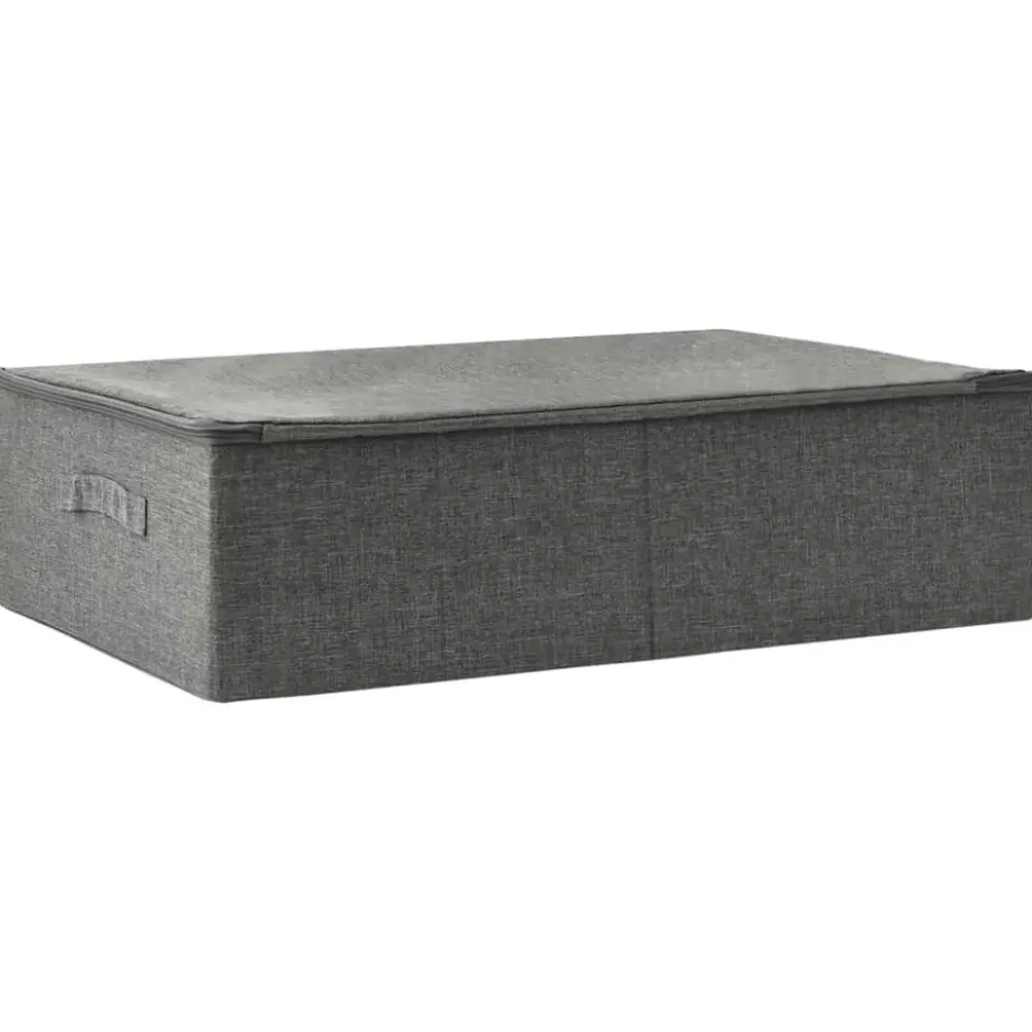vidaXL - Opbergbox Opbergboxen - Antraciet - Stof