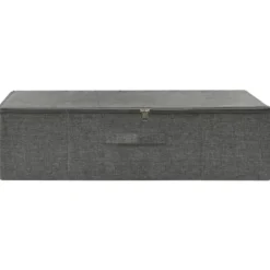 vidaXL - Opbergbox Opbergboxen - Antraciet - Stof
