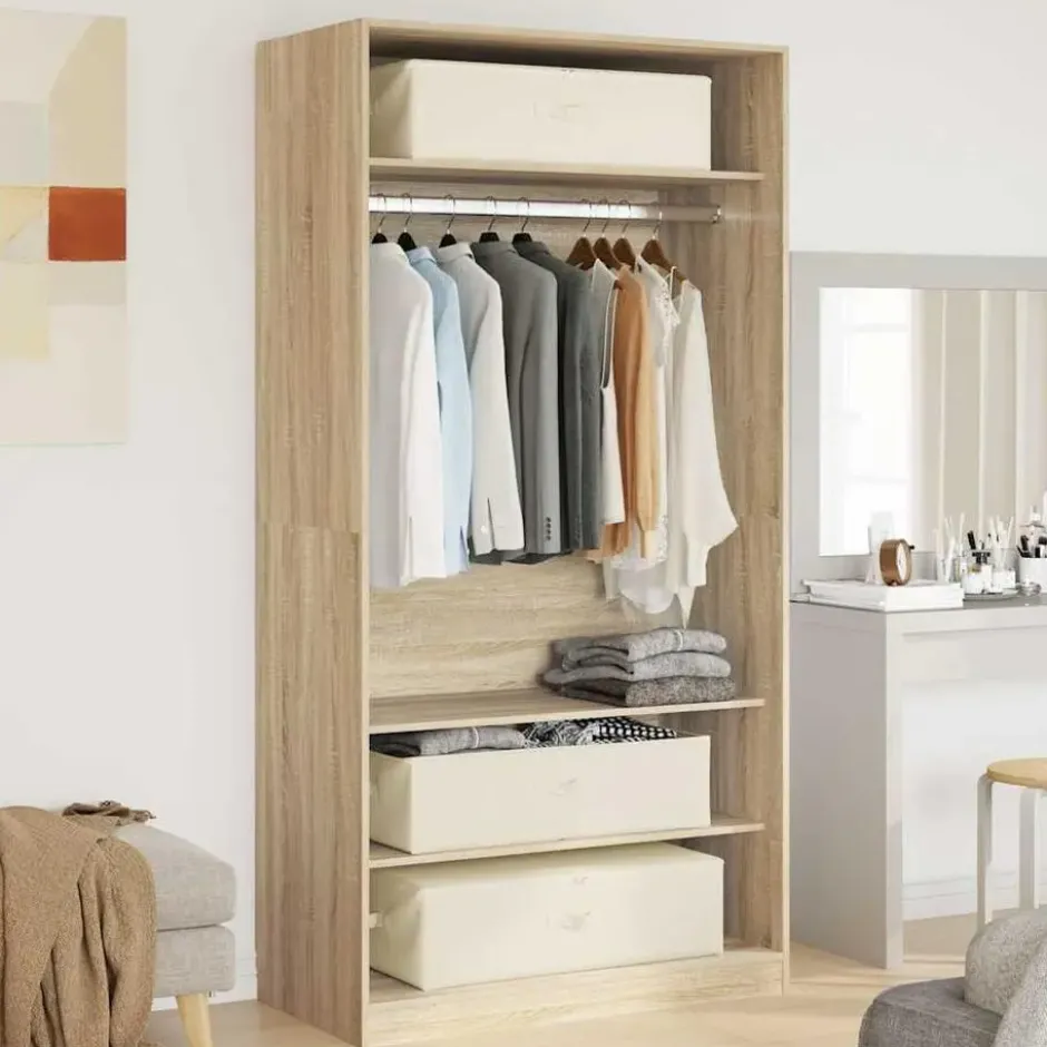 vidaXL - Opbergbox Opbergboxen - Crème - Stof - 2 stuks