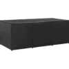 vidaXL - Opbergbox - Zwart - Poly rattan - 180 x 90 x 70 cm