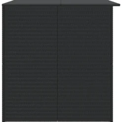vidaXL - Opbergcontainer Voor Buiten - Zwart - Poly rattan