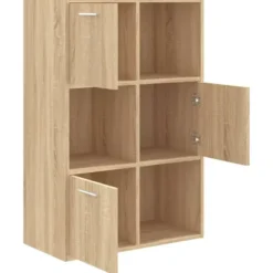 vidaXL - Opbergkast - Bruin - Bewerkt hout