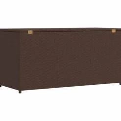 vidaXL - Opbergkist - Bruin - Poly rattan