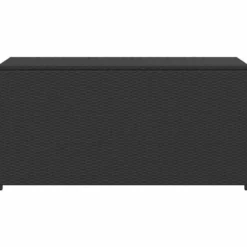 vidaXL - Opbergkist - Zwart - Poly rattan