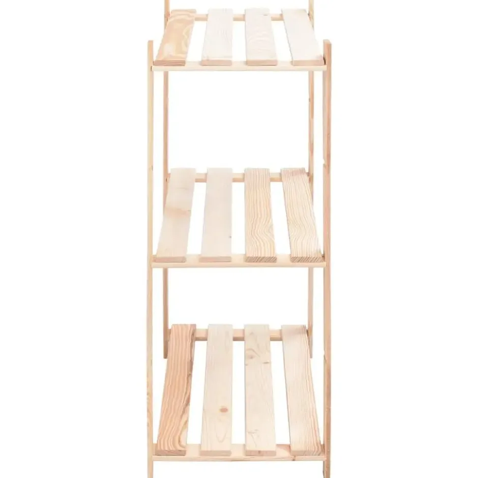 vidaXL - Opbergrekken 3-laags 10 st 80x38x90 cm grenenhout 150 kg