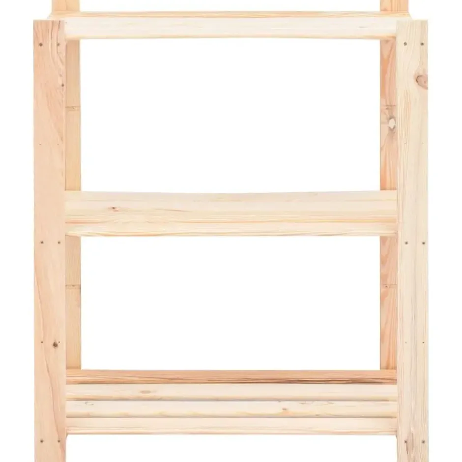vidaXL - Opbergrekken 3-laags 10 st 80x38x90 cm grenenhout 150 kg