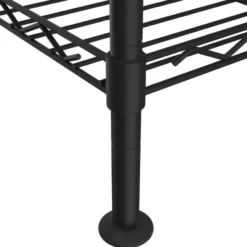 vidaXL - Opbergrek 3-laags 150 kg 60x35x76 cm zwart