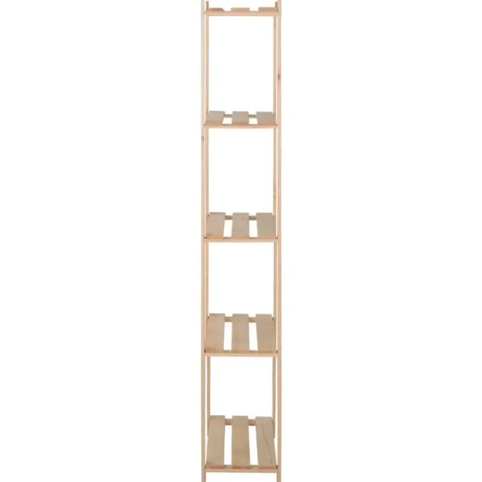 vidaXL - Opbergrek 5-laags 80x28,5x170 cm massief grenenhout