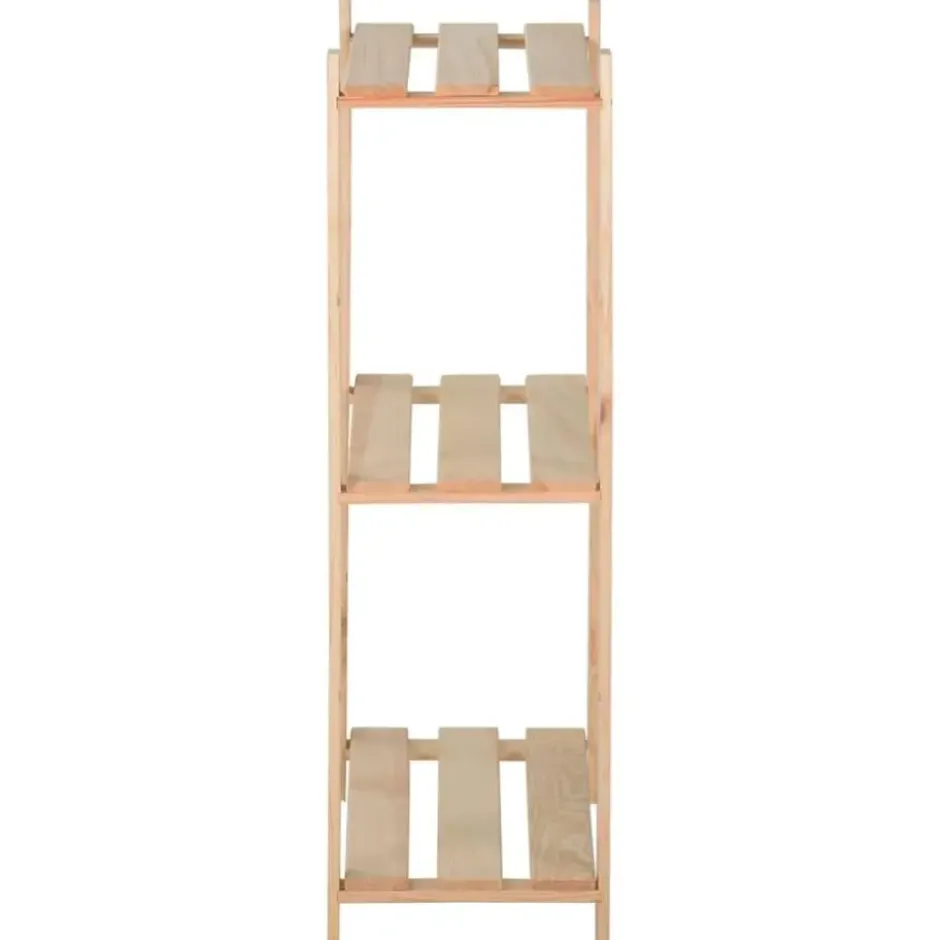 vidaXL - Opbergrek 3-laags 80x28,5x90 cm massief grenenhout