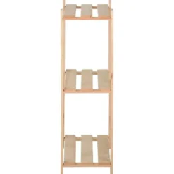 vidaXL - Opbergrek 3-laags 60x28,5x90 cm massief grenenhout