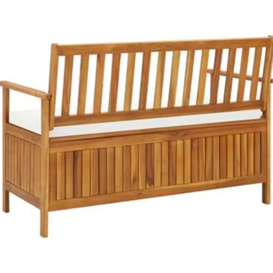 vidaXL - Opslagbank - Bruin - Acaciahout - 120 x 63 x 84 cm