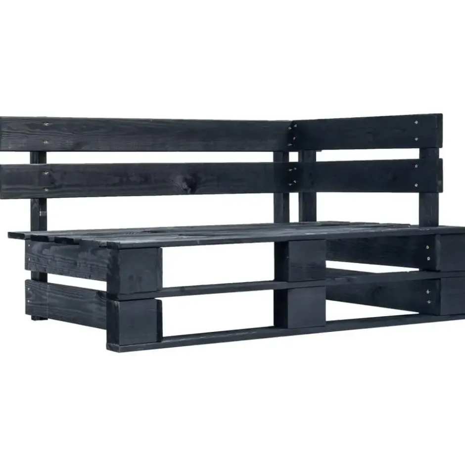 vidaXL - Pallet Bank - Beige - Geïmpregneerd grenenhout