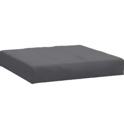 vidaXL - Palletkussen - Antraciet - Stof