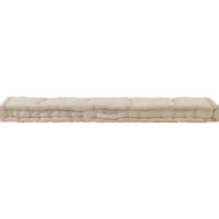 vidaXL - Palletkussen - Beige - Katoen