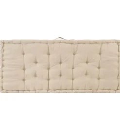 vidaXL - Palletkussen - Beige - Katoen