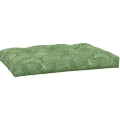 vidaXL - Palletkussen - Groen - Stof - 120 x 80 x 12 cm