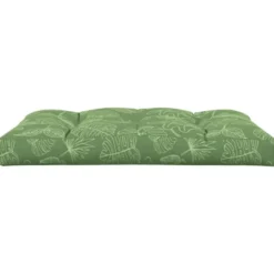 vidaXL - Palletkussen - Groen - Stof - 120 x 80 x 12 cm