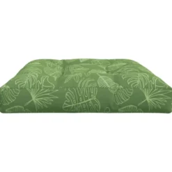 vidaXL - Palletkussen - Groen - Stof - 120 x 80 x 12 cm