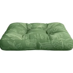 vidaXL - Palletkussen - Groen - Stof - 60 x 60 x 12 cm
