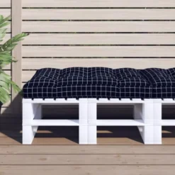 vidaXL - Palletkussen - Multikleur - Stof - 120 x 80 x 12 cm