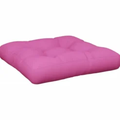 vidaXL - Palletkussen - Roze - Stof - 50 x 50 x 12 cm