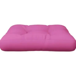 vidaXL - Palletkussen - Roze - Stof - 50 x 50 x 12 cm