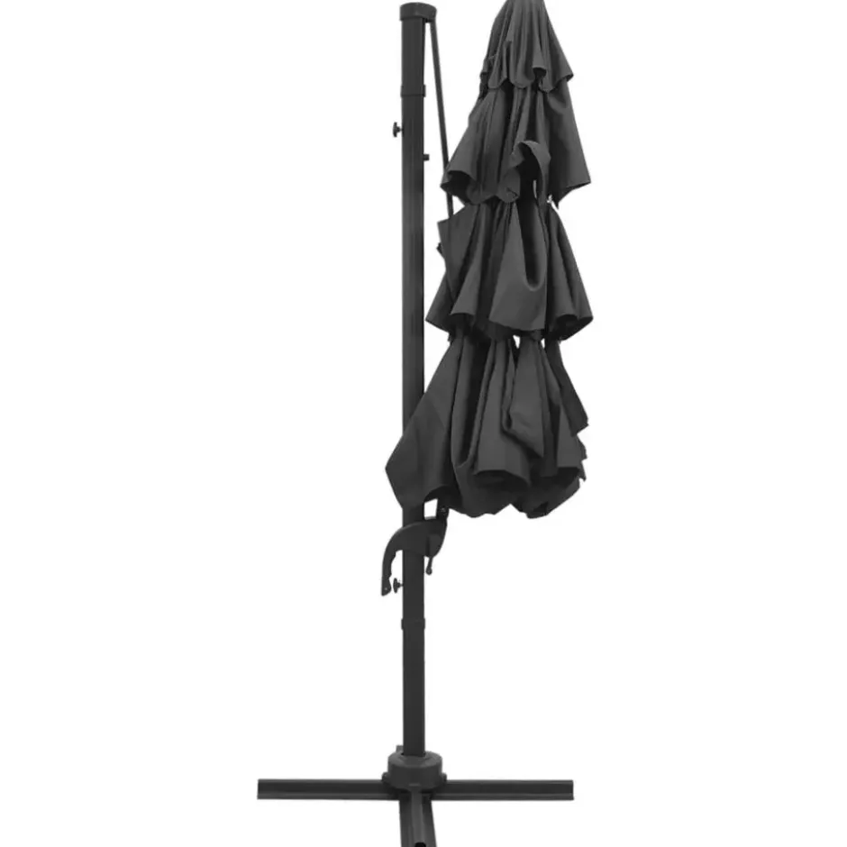vidaXL - Parasol - Antraciet - Polyester