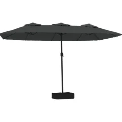 vidaXL - Parasol - Antraciet - Stof