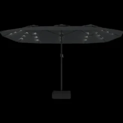 vidaXL - Parasol - Antraciet - Stof