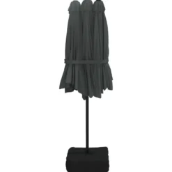 vidaXL - Parasol - Antraciet - Stof