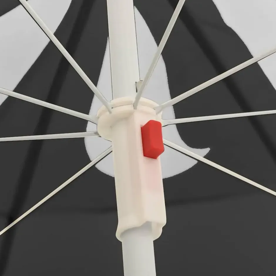 vidaXL - Parasol - Antraciet - Stof