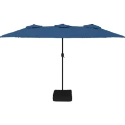 vidaXL - Parasol - Blauw - Stof