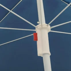 vidaXL - Parasol - Blauw - Stof