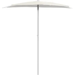 vidaXL - Parasol - Crème - Stof