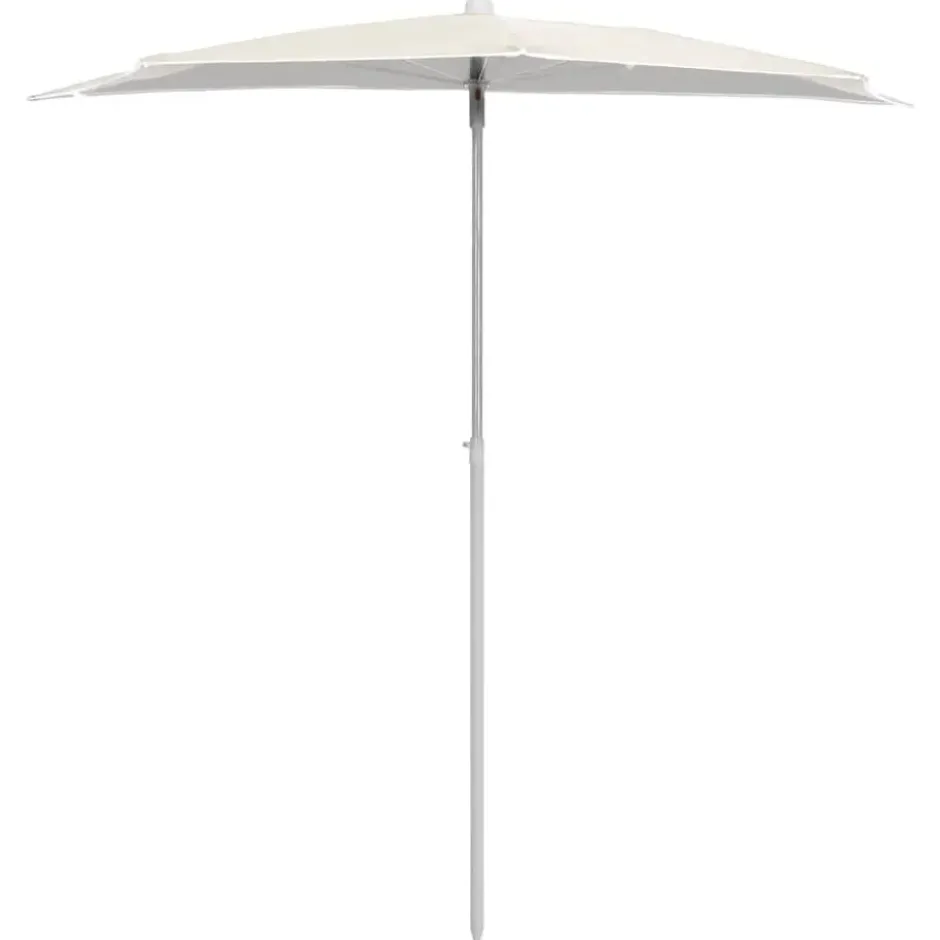 vidaXL - Parasol - Crème - Stof
