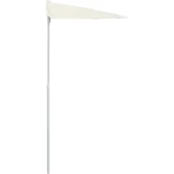vidaXL - Parasol - Crème - Stof
