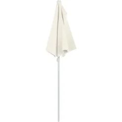 vidaXL - Parasol - Crème - Stof