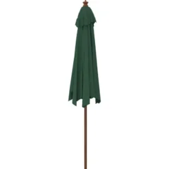 vidaXL - Parasol - Groen - Hout